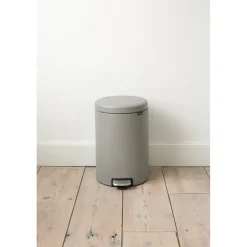 New Icon pedal bin 20 liter, Mineral concrete grey