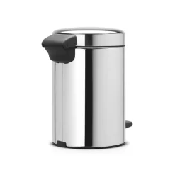 New Icon pedal bin 3 liter, brilliant steel