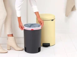 New Icon pedal bin 20 liter, Mellow yellow