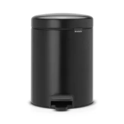 New Icon pedal bin 5 liter, matte black