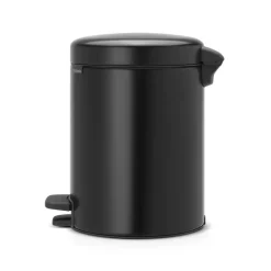 New Icon pedal bin 5 liter, matte black