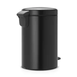 New Icon pedal bin 12 liter, matte black