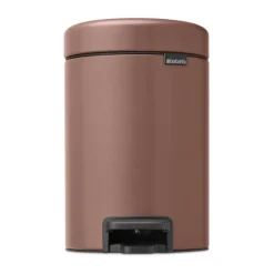 New Icon pedal bin 3 liter, Satin taupe
