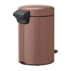 New Icon pedal bin 3 liter, Satin taupe