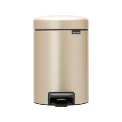 New Icon pedal bin 3 liter, Metallic Gold