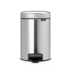 New Icon pedal bin 3 liter, matte steel
