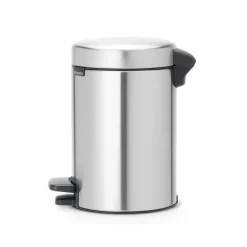 New Icon pedal bin 3 liter, matte steel