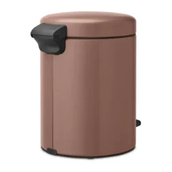 New Icon pedal bin 5 liter, Satin taupe