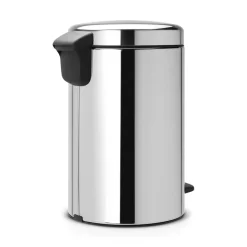 New Icon pedal bin 12 liter, brilliant steel