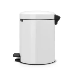 New Icon pedal bin 5 liter, white