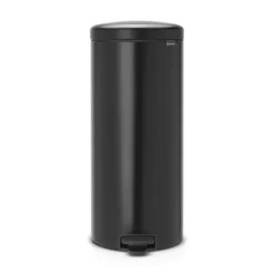New Icon pedal bin 30 liter, matt black (black)