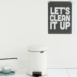 New Icon pedal bin 3 liter, white