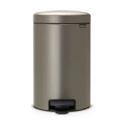 New Icon pedal bin 12 liter, platinum