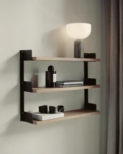 New Works Tea Shelf wall-hung shelf 46x62.5 cm, Walnut