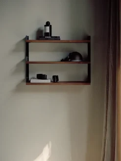 New Works Tea Shelf wall-hung shelf 46x62.5 cm, Walnut