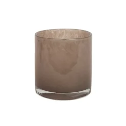 Nilla lantern 12 cm, Brown-grey