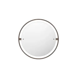 Nimbus mirror, Bronzed brass, ø60