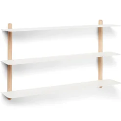 Nivo shelf A, Light oak-white