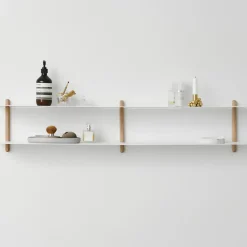 Nivo shelf C, Light oak-white