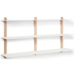 Nivo shelf D large, Light oak-white