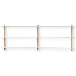Nivo shelf D, Light oak-white