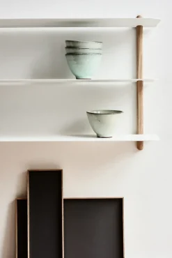 Nivo shelf D, Light oak-white