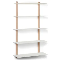 Nivo shelf E large, Light oak-white