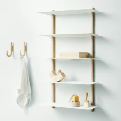 Nivo shelf E large, Light oak-white