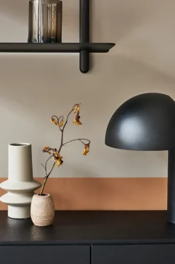 Nivo shelf F large, Black oiled ash-black
