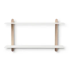 Nivo shelf F large, Light oak-white