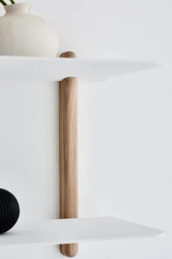 Nivo shelf F large, Light oak-white