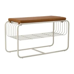 Nod bench/shoe rack 80x36x42 cm, Beige