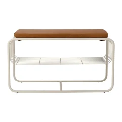 Nod bench/shoe rack 80x36x42 cm, Beige
