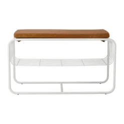 Nod bench/shoe rack 80x36x42 cm, White