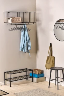 Nod hat rack 90 cm, Black