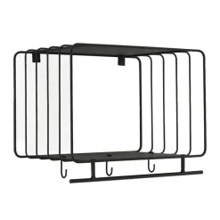 Nod hat rack 45 cm, Black