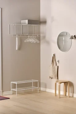 Nod hat rack 90 cm, White