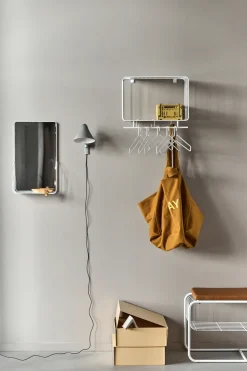 Nod hat rack 45 cm, White