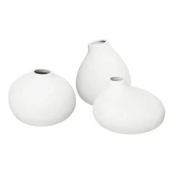 Nona vase 3-pack, White