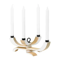 Nordic Light candleholder 4 arms, white