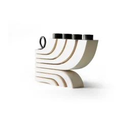 Nordic Light candleholder 4 arms, white