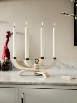 Nordic Light candleholder 4 arms, white