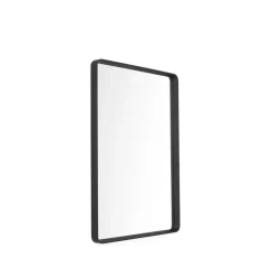 Norm mirror, Black, rectangular