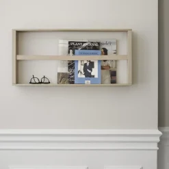 Norr magazine holder, oak