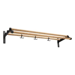 Nostalgi 291 hat shelf 100 cm, Bambu-black