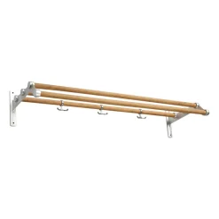 Nostalgi 291 hat shelf 100 cm, Bambu-aluminum