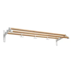 Nostalgi 291 hat shelf 100 cm, Oak-white