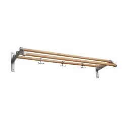 Nostalgi 291 hat shelf, Ash, aluminium