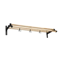 Nostalgi 291 hat shelf, Birch, black