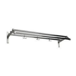 Nostalgi 291 hat shelf, Chrome, aluminium